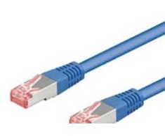 Goobay CAT 6 tinklo kabelis S/FTP (PiMF), mėlynas, 20 m, Cat6, S/FTP (S-STP), RJ-45, RJ-45, mėlynas