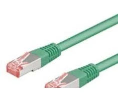 Goobay CAT 6 Komutacinis kabelis S/FTP (PiMF), žalias, 3 m, Cat6, S/FTP (S-STP), RJ-45, RJ-45, Žalias