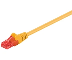 Goobay Kabelis LAN Patchcord CAT 6 U/UTP Geltonas 1m