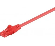 Goobay CAT 6 tinklo kabelis, U/UTP, raudonas, 20 m, 20 m, Cat6, U/UTP (UTP), RJ-45, RJ-45, raudonas