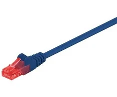 Goobay CAT 6 Komutacinis kabelis, U/UTP, mėlynas, 20 m, Cat6, U/UTP (UTP), RJ-45, RJ-45, Mėlyna