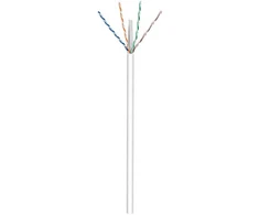 Goobay CAT 6 tinklo kabelis, U/UTP, baltas, 305 m, 305 m, Cat6, U/UTP (UTP), baltas
