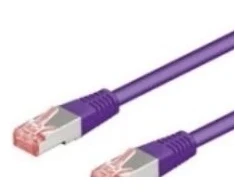 Goobay CAT 6 tinklo kabelis S/FTP (PiMF), violetinė, 10 m, Cat6, S/FTP (S-STP), RJ-45, RJ-45, violetinė