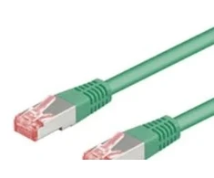 Goobay CAT 6 tinklo kabelis S/FTP (PiMF), žalias, 3 m, Cat6, S/FTP (S-STP), RJ-45, RJ-45, Žalias