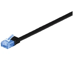 Goobay Kabelis LAN Patchcord CAT 6A UTP PŁASKI juodas 2m