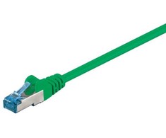 Goobay CAT 6A pataisomasis kabelis, S/FTP (PiMF), žalias, 50 m - Kabelio ilgis 50 m