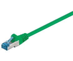 Goobay CAT 6A S/FTP LAN Patchcord laidas, žalias, 15 m