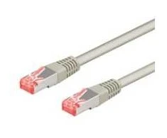 Goobay 93815 CAT 6A patch cable, S/FTP (PiMF), pilkas, 5 m