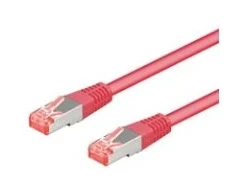 Goobay CAT 6A tinklo kabelis, S/FTP (PiMF), purpurinė, 5 m - LSZH be halogenų, CU medžiaga
