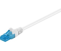 Goobay CAT 6ACJungiamasis laidas, U/UTP, baltas - Laido ilgis 0,5 m