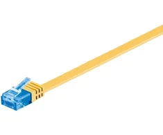 Goobay CAT6a U/UTP 7m, 7 m, Cat6a, U/UTP (UTP), RJ-45, RJ-45, geltonas