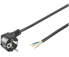 Goobay Schuko prijungimo kabelis 5m H05VV-F 3G1 (96034)