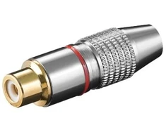 Goobay CKG 6.5 HQ R, RCA FM, Nerūdijantis plienas, 1 pc(s)