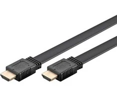 Goobay Didelės spartos HDMI™ kabelis plonas su Ethernet