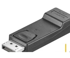 Goobay DisplayPort/HDMI adapteris 1.1, paauksuotas, DisplayPort, HDMI, juodas