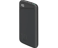 Goobay 53936 nešiojamas įkroviklis (power bank) 18 W 10000 mAh 2x USB-A 1x USB-C, Power Delivery, juodas