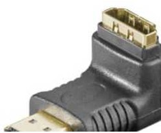 Goobay Perėjimas HDMI lizdas – HDMI kištukas kampinis 270°