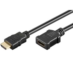 Goobay Didelės spartos HDMI™ prailginimo kabelis su Ethernet