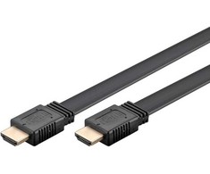 Goobay Didelio greičio HDMI™ plonas kabelis su Ethernet