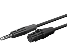 Goobay Kabelis XLR do jacka 6,35 mm, 2 m - Długość kabla 2 m (RB80798)