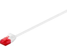 Goobay LAN Patchcord kabelis CAT 6 U/UTP Plonas Baltas 5m