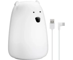 Goobay LED naktinė lemputė "Polar Bear", LED, stovi atskirai, berniukui/mergaitei, baterijomis