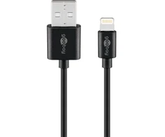 Goobay 72904 USB-A į Lightning laidas 0,5 m USB 2.0, juodas