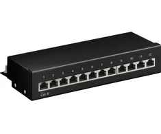 Goobay Tinklo įrenginiai, RJ-45, Cat6, S/UTP (STP), 22/26, Juoda, Metalas