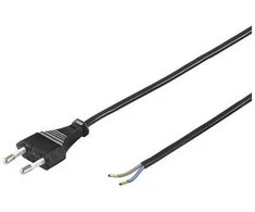 Goobay EURO jungiamasis kabelis (C CEE 7/16) 1,5 m H03VVH2-F 2x0,75 50085