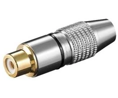Goobay CKG 6.5 HQ B, RCA FM, Nerūdijantis plienas, 1 pc(s)