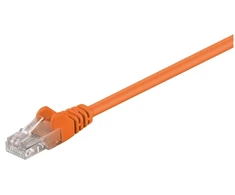 Goobay 95221 CAT 5e jungiamasis kabelis, U/UTP, oranžinis, 10 m Goobay