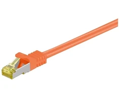 Goobay RJ-45 CAT7 25m, 25 m, Cat7, S/FTP (S-STP), RJ-45, RJ-45, Oranžinė