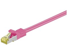 Goobay RJ-45 CAT7 3 m, 3 m, Cat7, S/FTP (S-STP), RJ-45, RJ-45, rausvai raudona