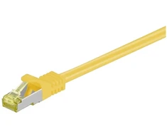 Goobay Wentronic goobay - Patch- Kabelis - RJ-45 (M) iki RJ-45 (M) - 5,0 m - SFTP, PiMF - Cat.7 RohCable - be halogenų, formos - geltonas (91620)