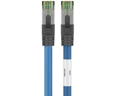 Goobay RJ45 (CAT 6A, 500 MHz) tinklo kabelis su CAT 8.1 S/FTP neapdorotu kabeliu, mėlynas, 15m, 15 m, Cat8.1, S/FTP (S-STP), RJ-45, RJ-45, mėlynas