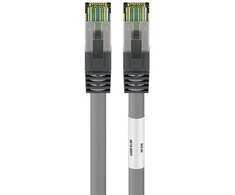 Goobay RJ45 pleistras (CAT 6A, 500 MHz) su neapdorotu CAT 8.1 S / FTP kabeliu, - ilgis 7,5 m