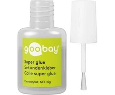 Goobay „Fixpoint“ momentiniai klijai 10 g – su praktišku teptuku 77017
