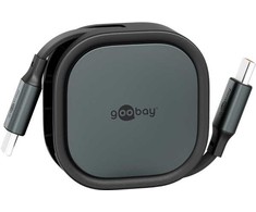 USB kabelis Goobay USB-C - USB-C 1 m, juodas