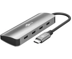 Goobay Plonas 4 prievadų USB šakotuvas, USB-C™ į USB-C™, 10 Gbps