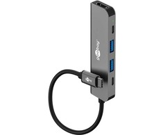 Goobay plonas 5 prievadų USB šakotuvas su HDMI™ 5 Gbps