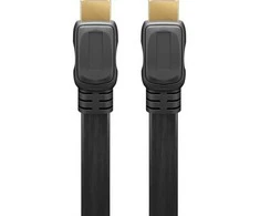 Goobay 61280, 3 m, HDMI Type A (Standard), HDMI Type A (Standard), 3D, 18 Gbit/s, Juoda