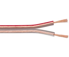Goobay Cable Garsiakalbio Kabelis Skaidrus CU - Kabelio ilgis 100 m