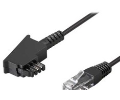Goobay TAE-F–DSL/VDSL jungiamasis kabelis – kabelio ilgis 6 m