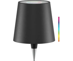 Goobay Belaidė LED butelių lempa, RGBW, juoda