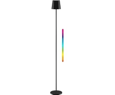 Goobay Bevielė LED grindų lempa, XL dydis, 122 cm, RGBW, juoda