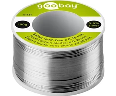 Goobay Fixpoint skardinė juosta 0,35 mm, 100 g, laisvai ritinėjama