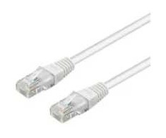 Goobay Kabelis łączący RJ-45, Cat 6 , U/UTP, balta, 1.5 m (95598)