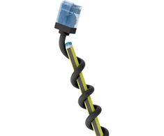Goobay Itin elastingas CAT 6A ryšio kabelis, plonas, U/UTP, juodas - Kabelio ilgis 15 m