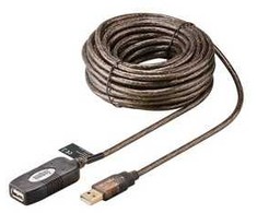 Goobay USB 2.0 10m, 10 m, USB A, USB A, USB 2.0, Vyriškas/Moteriškas, Juoda