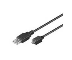 Goobay USB 2.0 Hi-Speed laidas, juodas, 1,8 m, 1,8 m, USB A, Mini-USB B, USB 2.0, 0,48 Gbit/s, juodas
